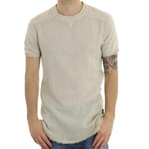 T-SHIRT GARZATA BEIGE
